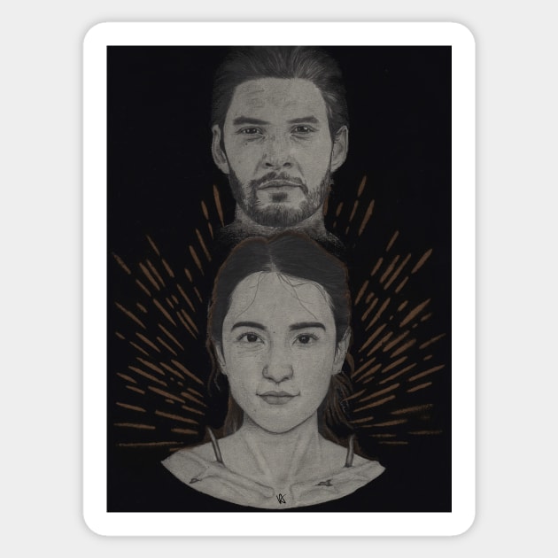 Shadow and bone fan poster Sticker by VArthungary